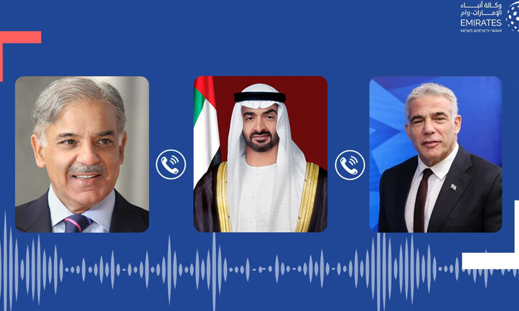 UAE President receives phone calls from Pakistan, Israel Prime Ministers on Eid Al Adha