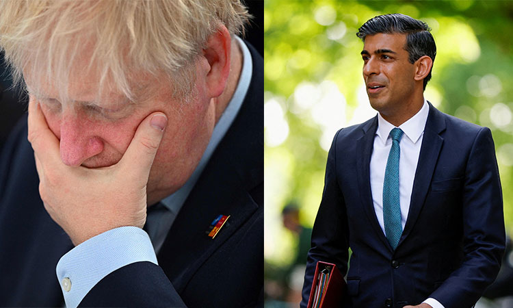 Former British finance minister Sunak bids to replace PM Boris Johnson