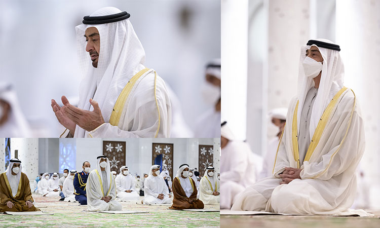 UAE President performs Eid Al Adha prayer at Sheikh Zayed Grand Mosque