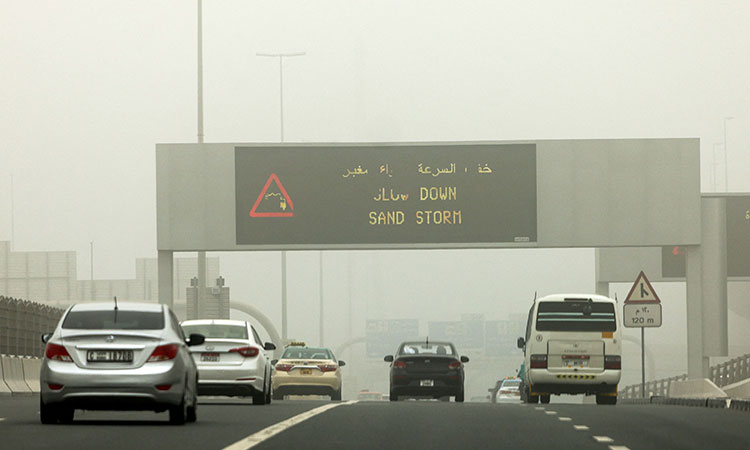 VIDEO: Dust storm blankets parts of UAE, residents urged to 'avoid driving'