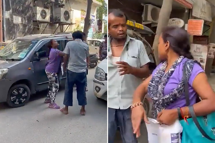 VIDEO: Woman slaps e-rickshaw driver 17 times in 90 seconds in India, arrested