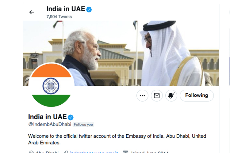 Embassy warns Indians against fake social media handles operating in its name