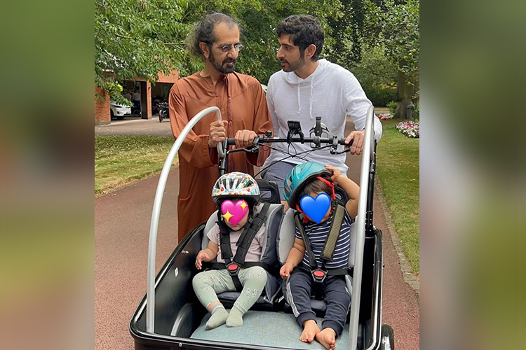 Sheikh Hamdan shares adorable family photo