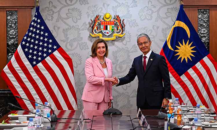 Pelosi lands in Malaysia as China rages over Taiwan