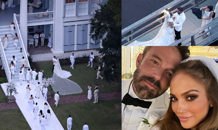 Jennifer Lopez and Ben Affleck tie the knot again at lavish estate wedding