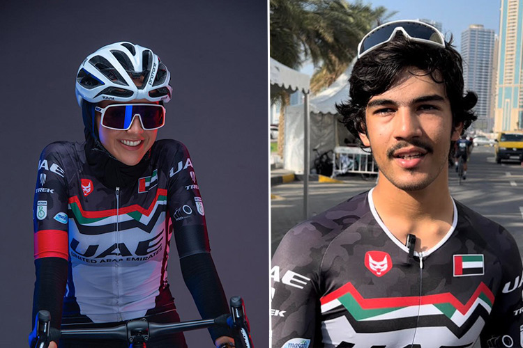 Mohammed Al Mutaiwee and Safia Al Sayegh to represent UAE at World Cycling Championships