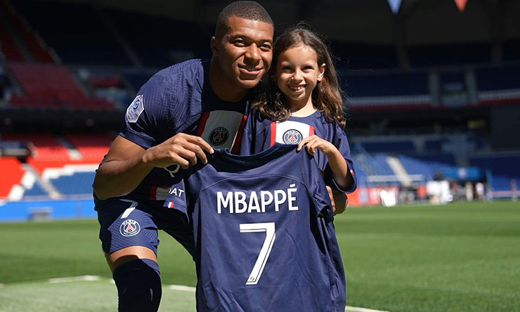 VIDEO: Girl with rare illness pedals 90km to meet French footballer Mbappé