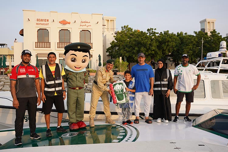 Dubai Police surprise 9-year-old volunteer with boat tour