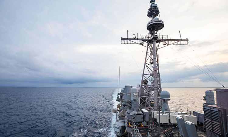 Two US Navy warships transit through Taiwan Strait