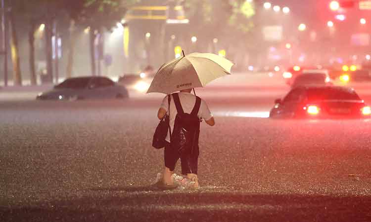 Seven South Koreans dead as rains turn Seoul’s roads to rivers