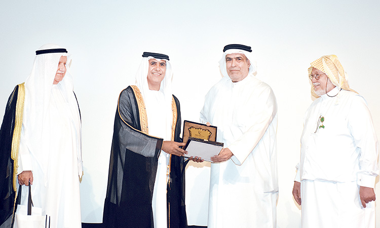 Taryam and Abdullah Omran honoured at the 7th GPIEC