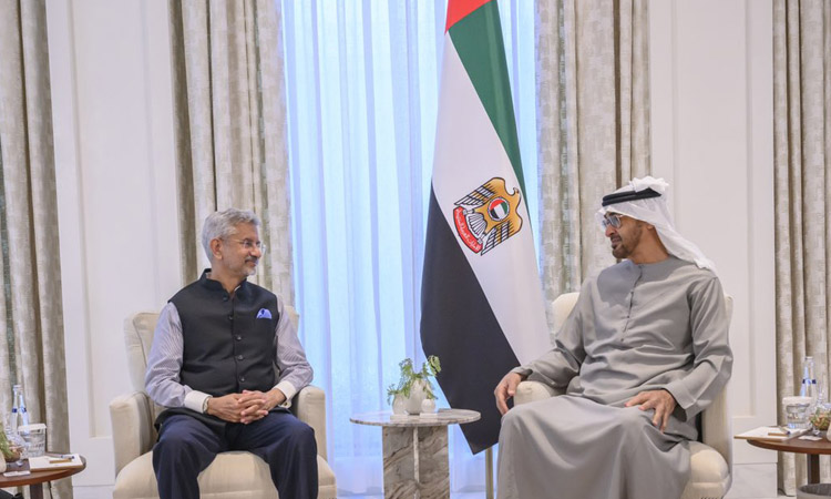 UAE President meets Indian FM, receives letter from PM Narendra Modi