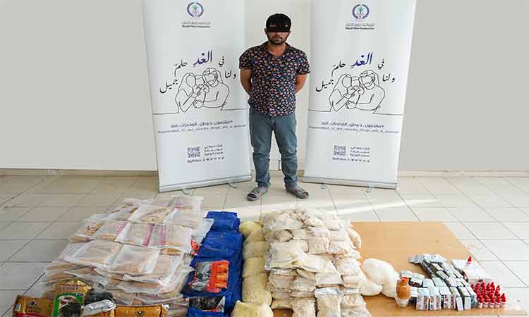 Sharjah Police thwart the promotion of 216 kilogrammes of drugs