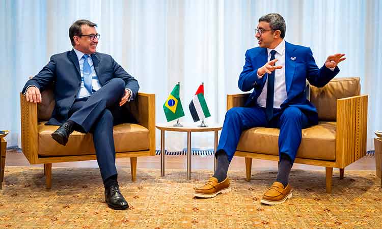 UAE Foreign Minister, Brazilian counterpart meet in New York