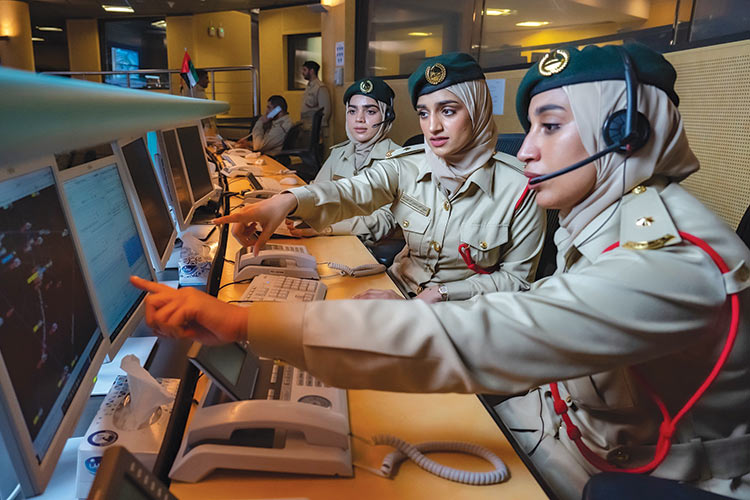 Female cops join Dubai Police Command Centre