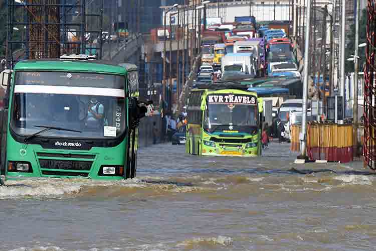 India's tech capital Bengaluru hit by flooding, traffic snarls after heavy rain