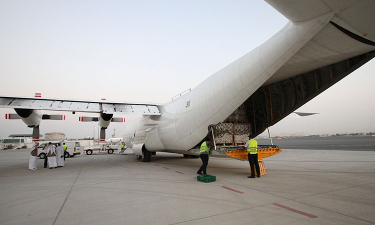 First aid plane takes off from Dubai to Pakistan for flood victims