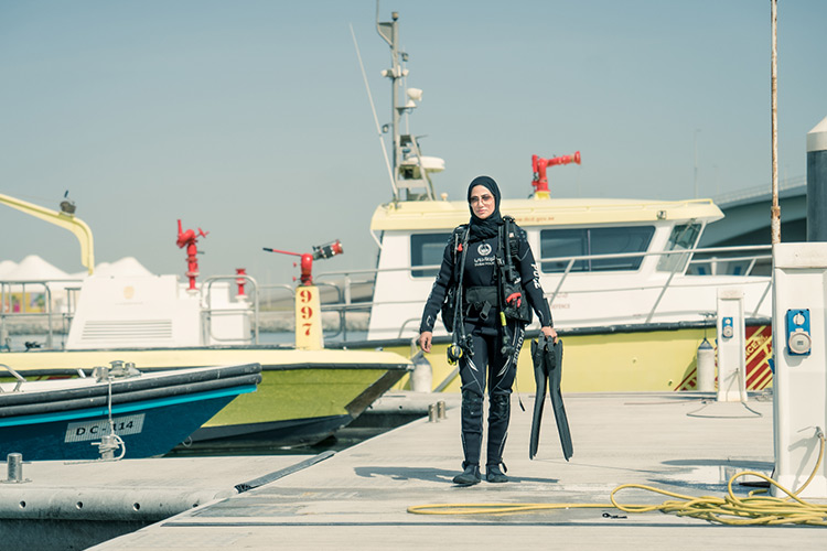 Meet Khulood Al Marri, Dubai Police’s first female underwater explosives specialist