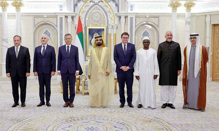 VP receives credentials of new ambassadors to UAE