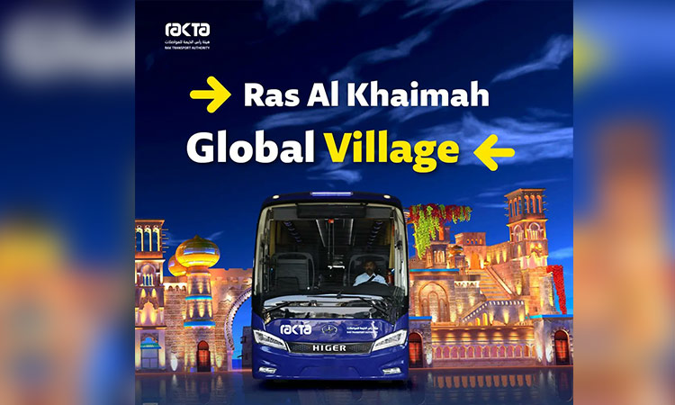 New bus service linking Ras Al Khaimah with Global Village launched