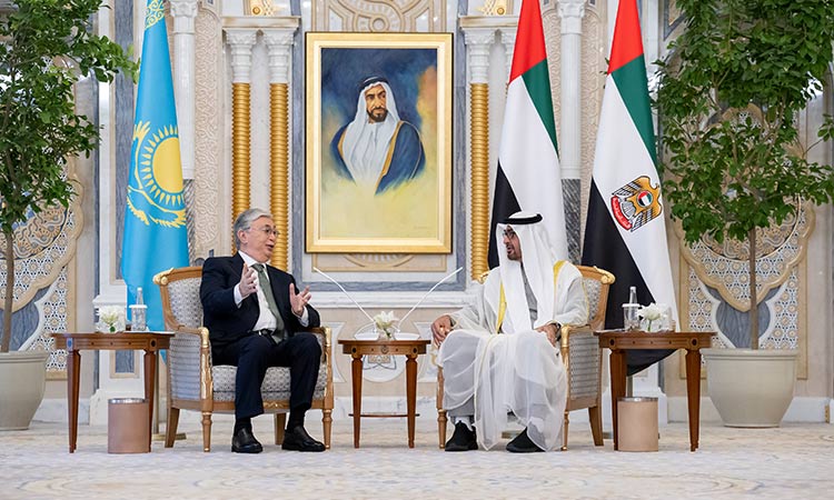 UAE, Kazakhstan Presidents discuss bilateral cooperation