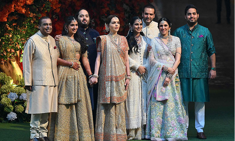 Bollywood stars grace Indian billionaire Ambani’s son formal engagement ceremony in Mumbai 