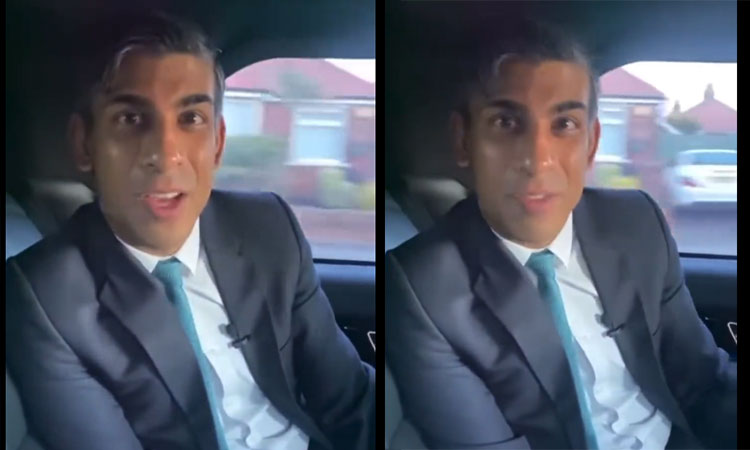  British PM Sunak gets fined by police for failing to wear seatbelt 