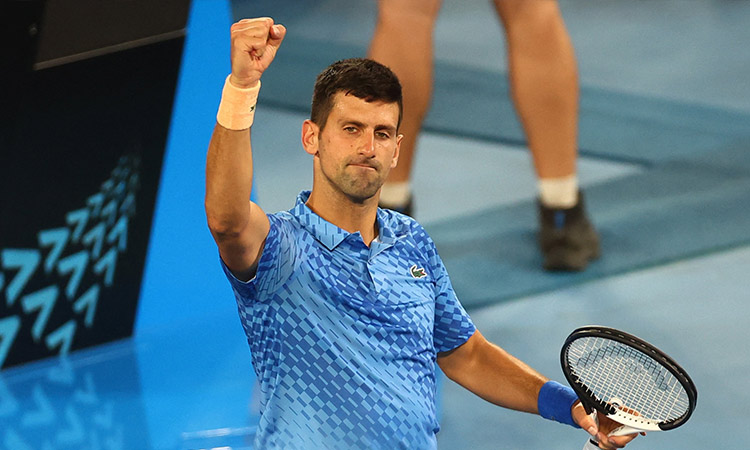 Djokovic battles into Australian Open last 16 but Murray bows out