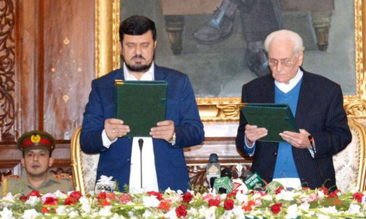 Ex-bureaucrat Azam Khan sworn in caretaker chief minister of Pakistan’s KP province