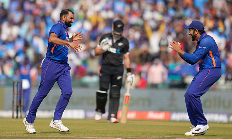 Shami helps India hammer New Zealand to clinch ODI series