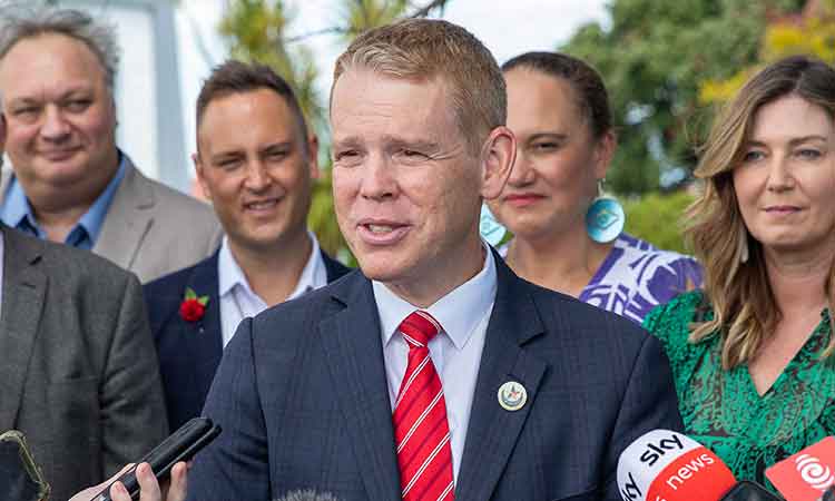 New Zealand's Chris Hipkins sworn in as Prime Minister