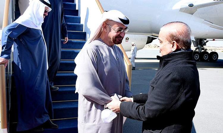 VIDEO: UAE President Mohamed Bin Zayed arrives in Pakistan