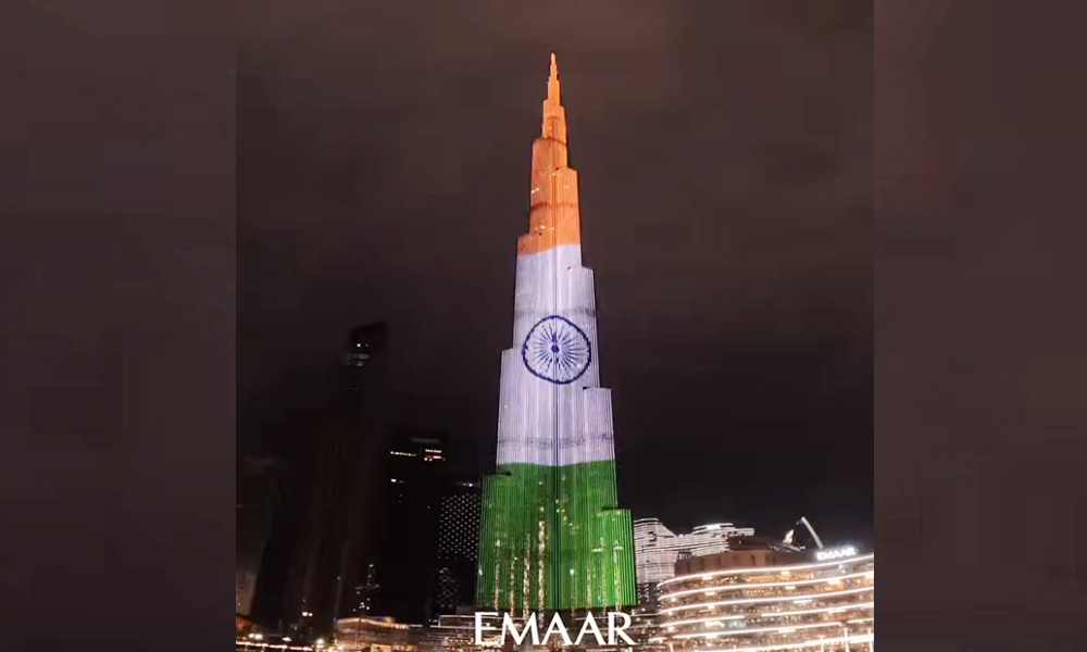 UAE landmarks light up to mark India’s Republic Day 