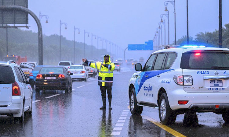 Police ready to tackle unstable weather conditions in Sharjah