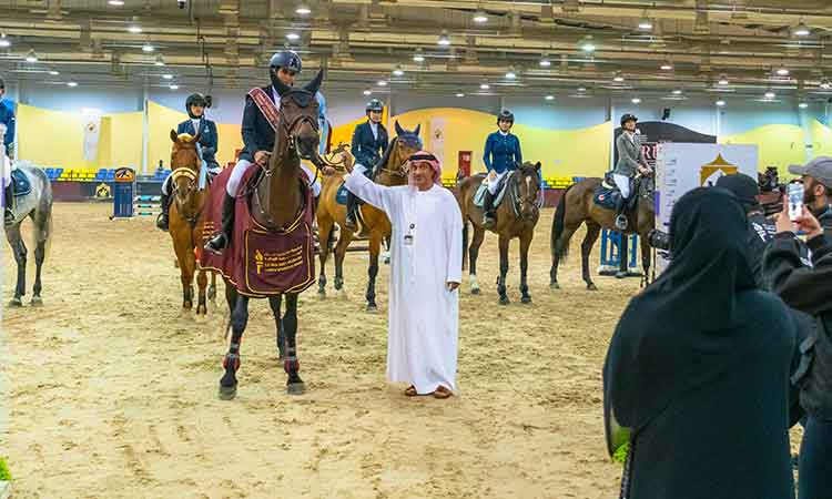 Latifa dominates  Ladies National Show category at FBMA Show Jumping Cup