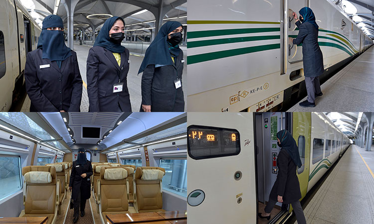 VIDEO: Women take driving seat of high-speed train in Saudi Arabia