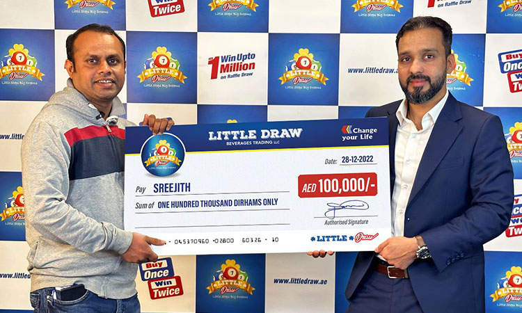 Indian expat spends Dhs10 on raffle ticket, wins Dhs100,000 in Little Draw in Dubai 