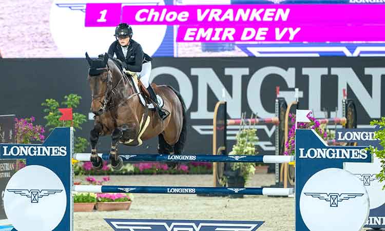 Vranken wins Grand Prix title at FBMA International Show Jumping Cup