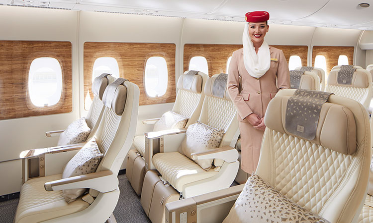 First retrofitted Emirates A380 takes off flight for London’s Heathrow Airport 