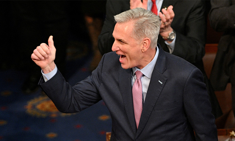 McCarthy elected US House speaker in rowdy post-midnight vote