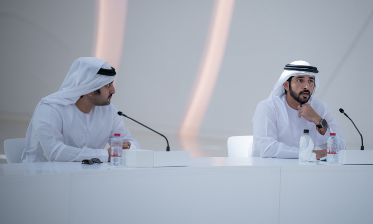 Hamdan, Maktoum review roadmap for implementing D33 