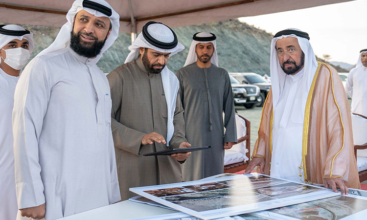 Sheikh Sultan visits Jebel Sheikh Tower in Khor Fakkan