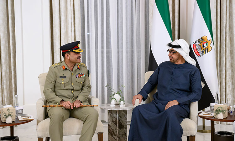 UAE President receives Pakistan's army chief, discusses relations  