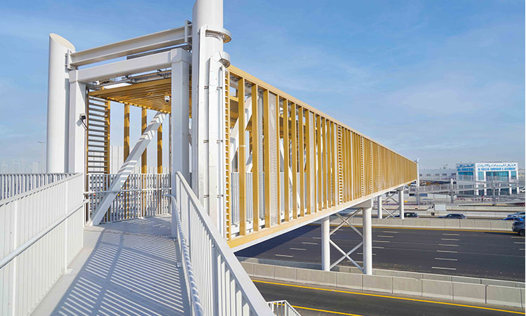 Dubai's RTA opens two footbridges on Ras Al Khor Road to step up traffic safety