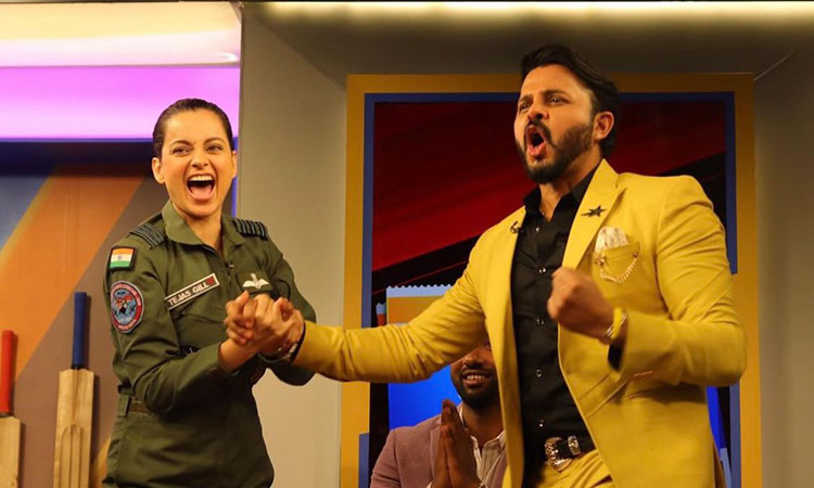 Kangana Ranaut goes for India vs Afghanistan cricket pre-match in IAF uniform