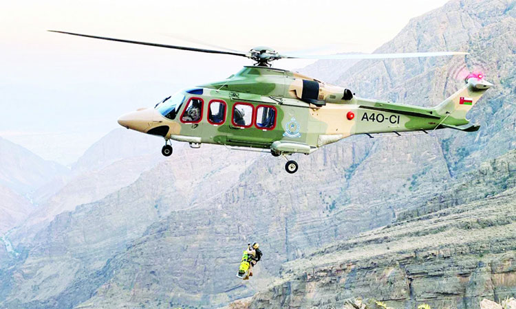 Emirati woman airlifted to hospital after falling off mountain in Oman