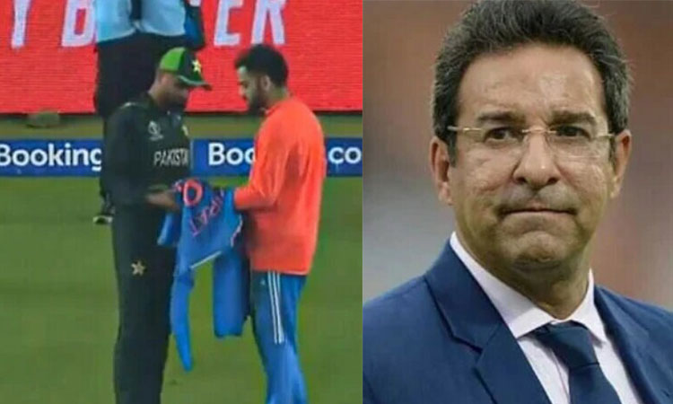 Kohli gifts signed jersey to Babar; Wasim criticises Pakistan captain, says ‘Today was not the day...'