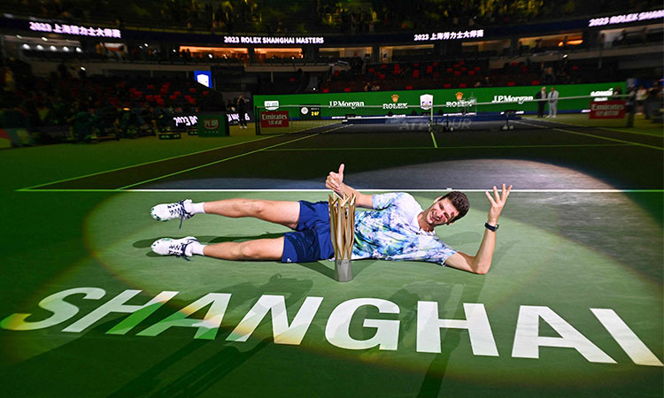 Hurkacz beats Rublev to win Shanghai Masters in thriller