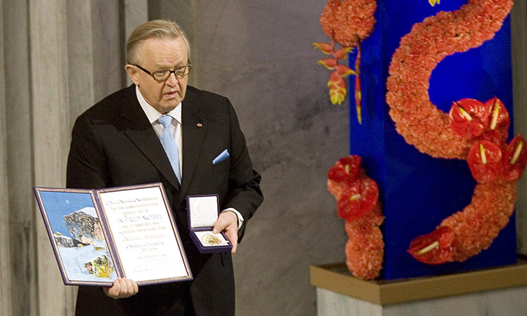 Finland's ex-president and Nobel Peace Prize winner Ahtisaari dies