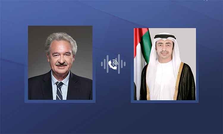 Abdullah Bin Zayed, FM of Luxembourg discuss regional developments; efforts to protect civilians